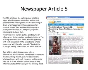 News Article Summarization